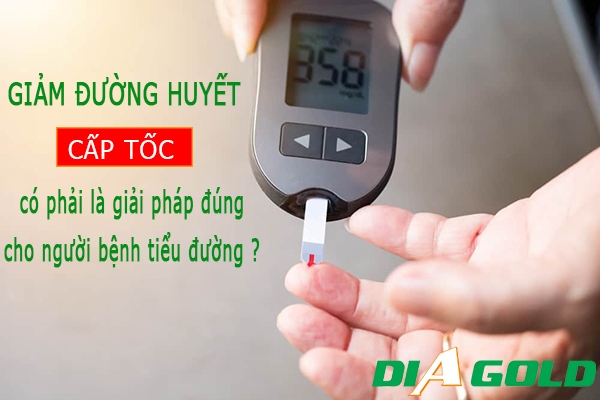 Cách giảm đường huyết cho người bệnh tiểu đường